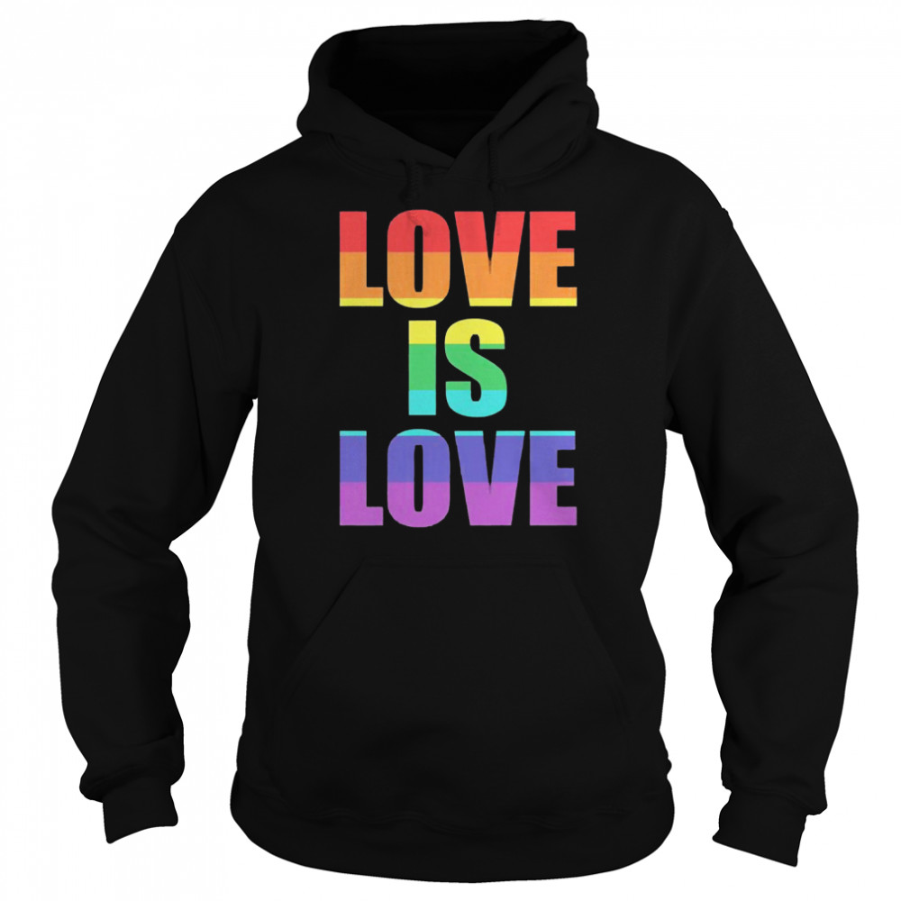 LGBTQ Mizuki Love Is Love Rainbow  Unisex Hoodie