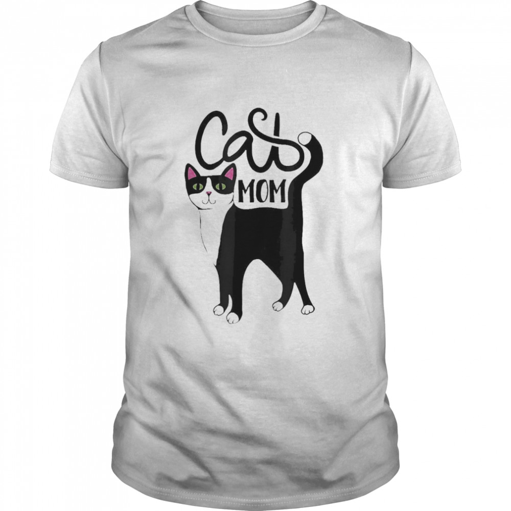 Lovely Black Cat Mom Shirt