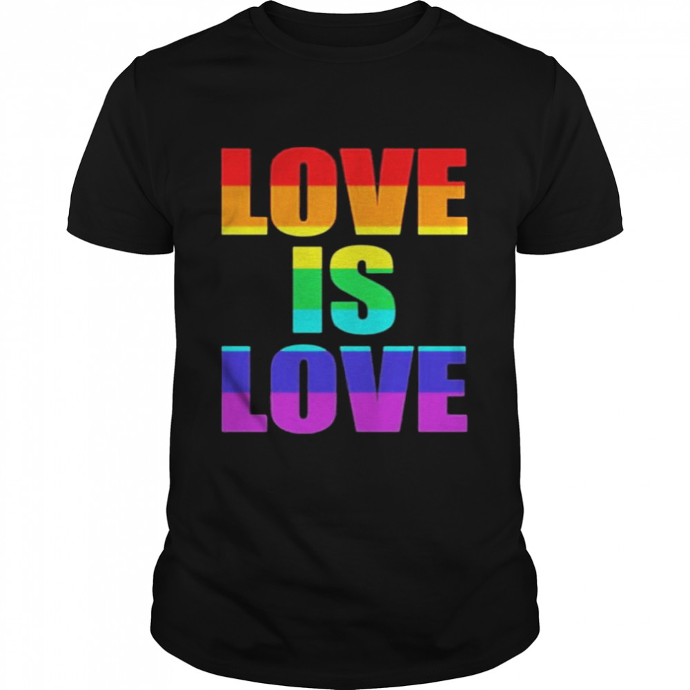 Mizuki Love Is Love Rainbow  LGBTQ shirt Classic Men's T-shirt