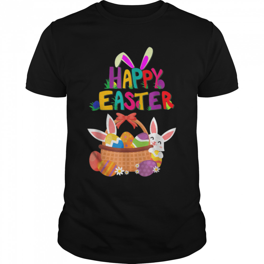 Happy Easter for Women and Men - Easter Day Bunny Eggs T- B09VNP8XHK Classic Men's T-shirt
