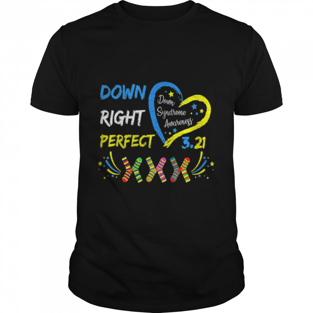 World Down Syndrome Day Awareness Socks 21 March T- B09VNYK2C2 Classic Men's T-shirt