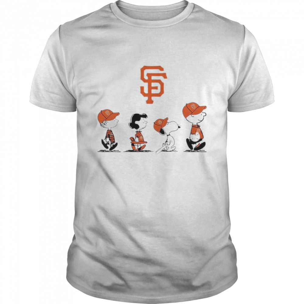 Peanuts characters San Francisco Giants shirt Classic Men's T-shirt