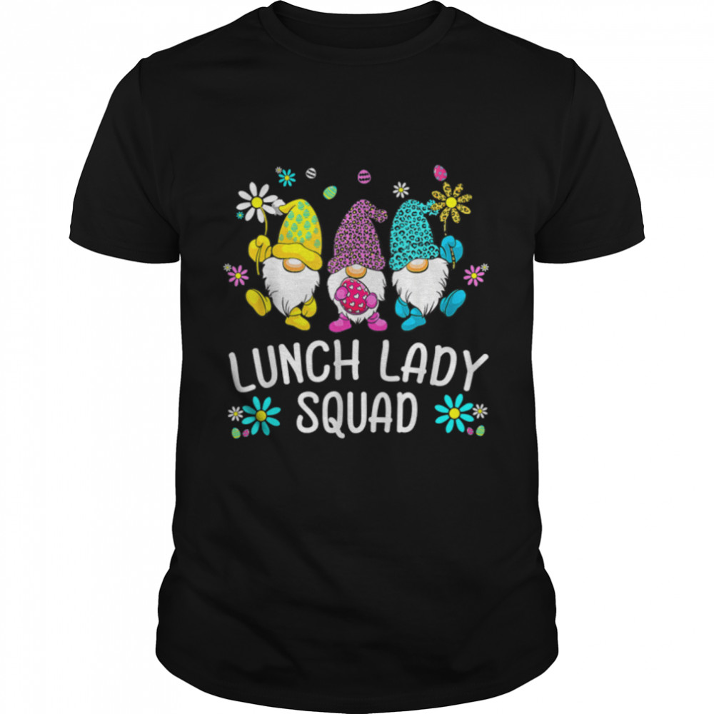 Cute Easter Day Gnome Love Lunch Lady Women Matching T- B09VX53QY4 Classic Men's T-shirt