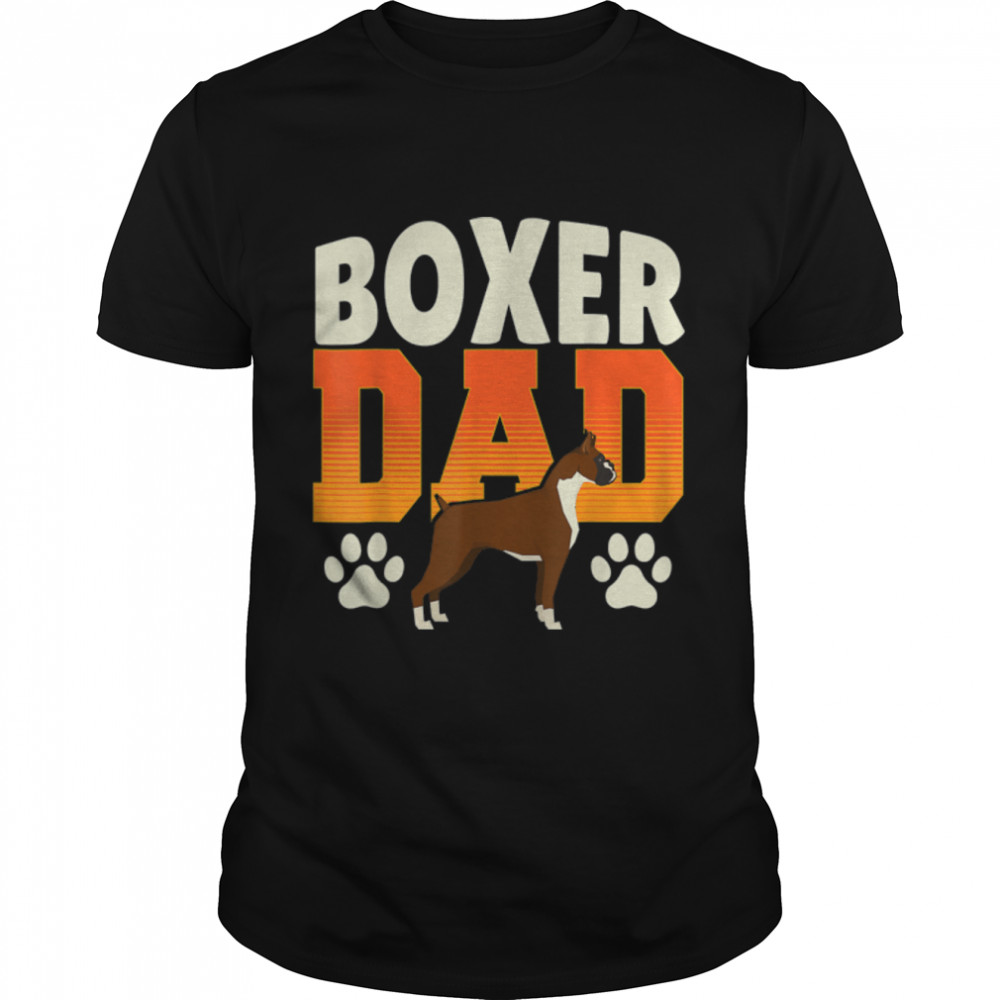 Dog Dad Dog Puppy Father Father's Day T- B09VWXWR3Z Classic Men's T-shirt