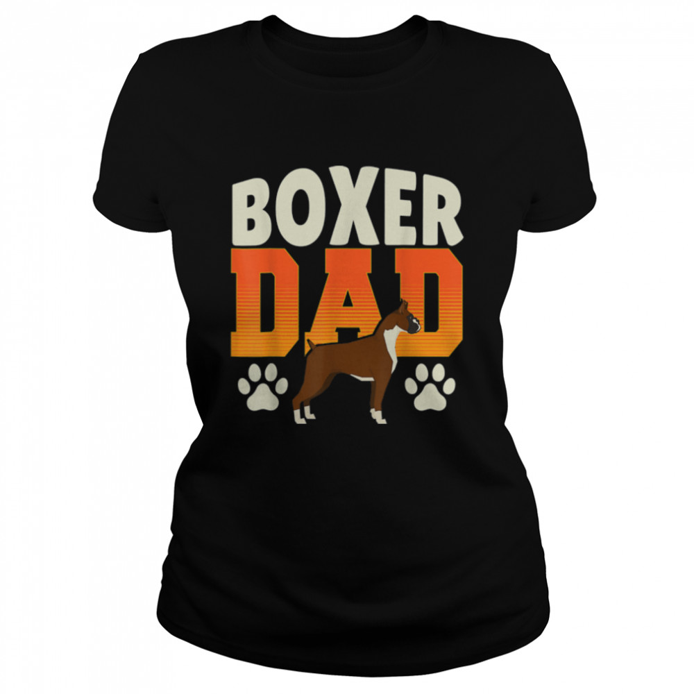Dog Dad Dog Puppy Father Father's Day T- B09VWXWR3Z Classic Women's T-shirt