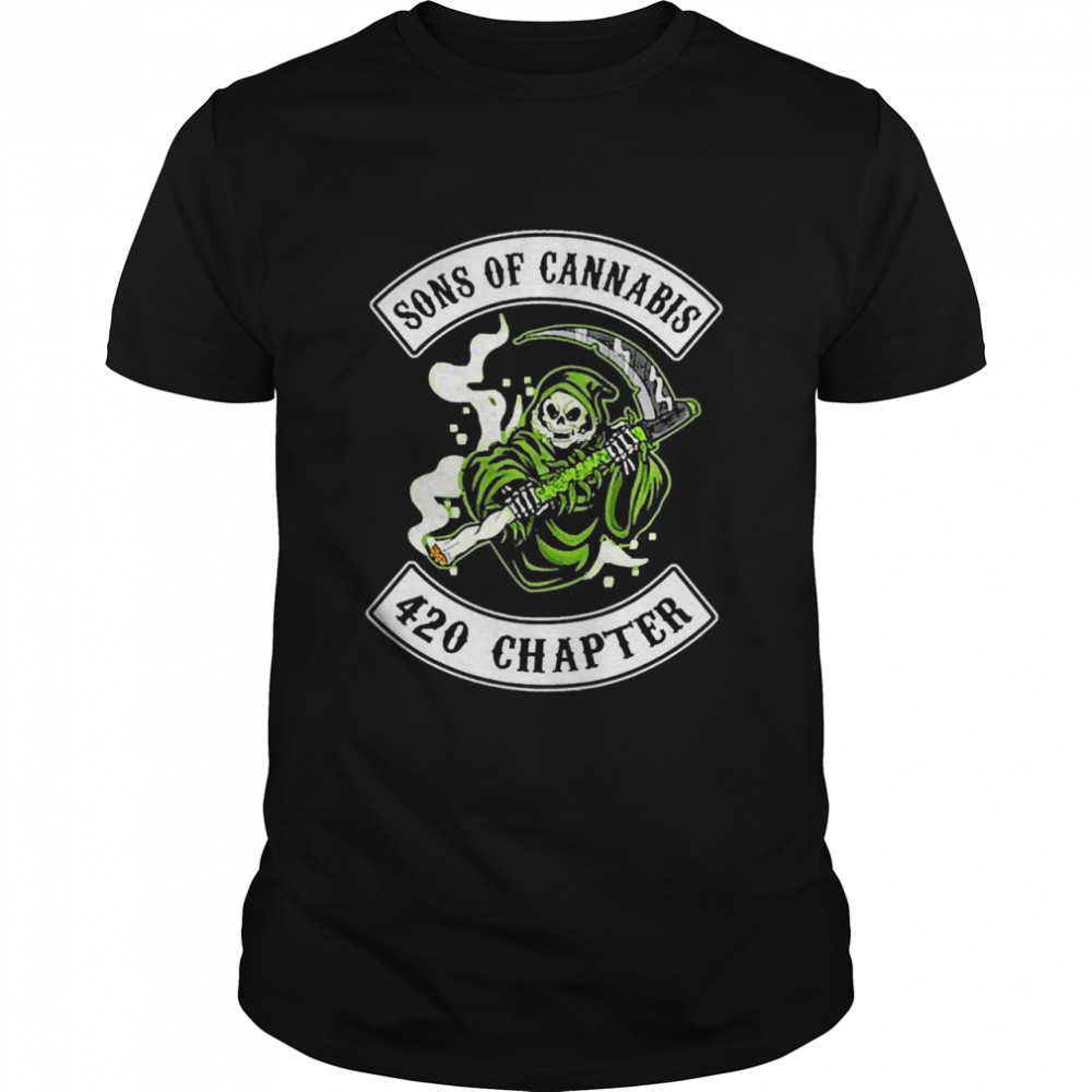 Skull Son of Cannabis 420 Chapter  Classic Men's T-shirt