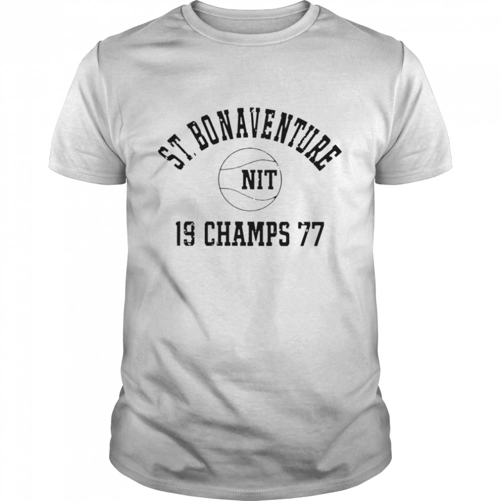 St. Bonaventure Nit 19 Champs 77 T-shirt Classic Men's T-shirt