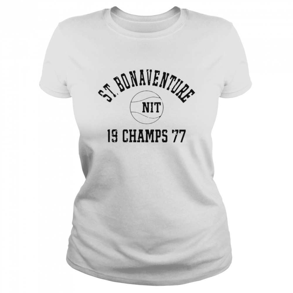 St. Bonaventure Nit 19 Champs 77 T-shirt Classic Women's T-shirt