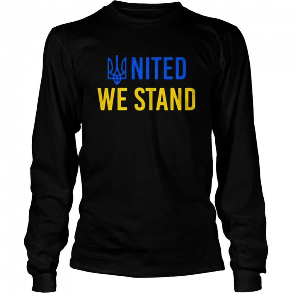 United We Stand Moosic Lackawanna Russia War Stand With Ukraine T- Long Sleeved T-shirt