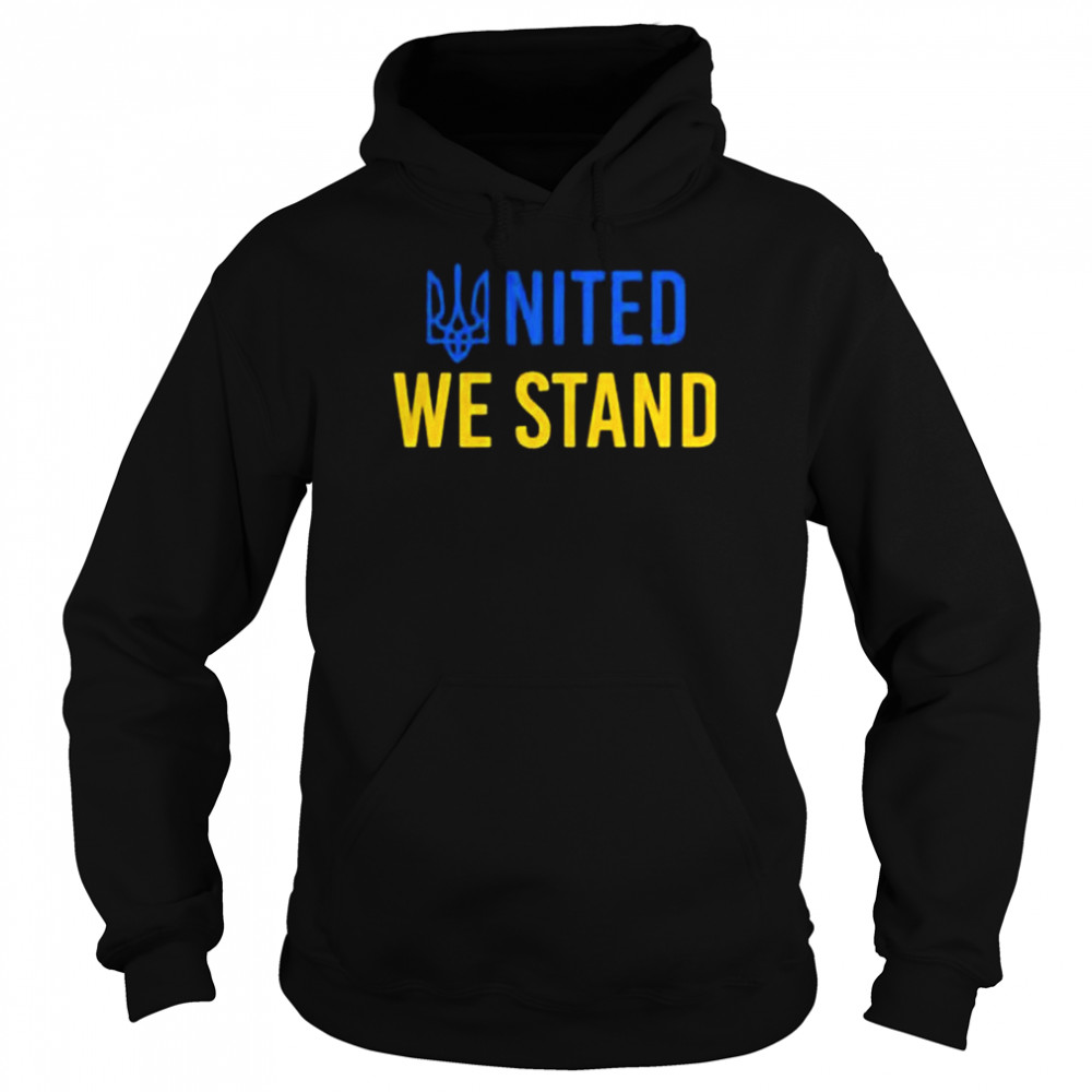 United We Stand Moosic Lackawanna Russia War Stand With Ukraine T- Unisex Hoodie