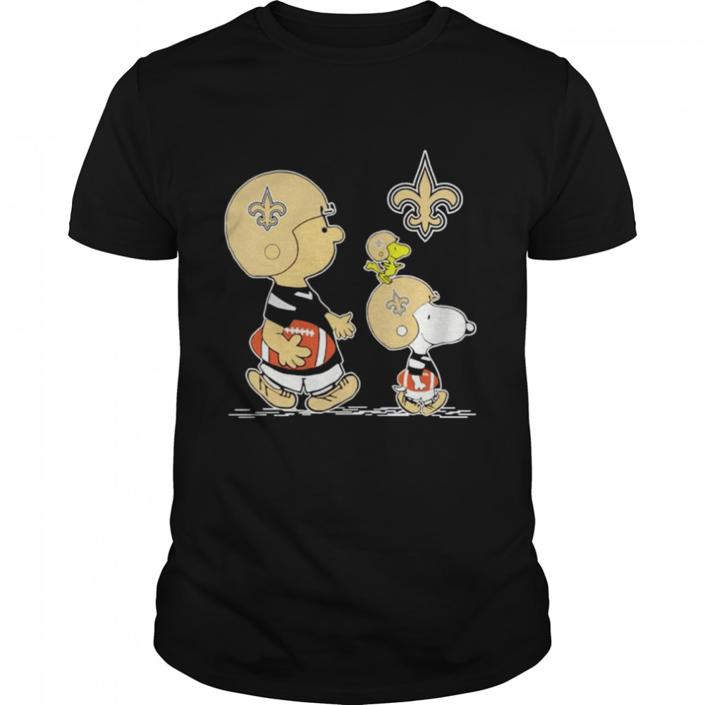 New Orleans Saints Snoopy T- Classic Men's T-shirt