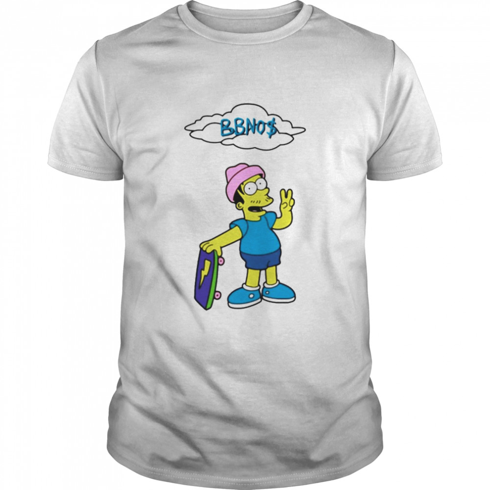Simpson Bbno skate cartoon shirt