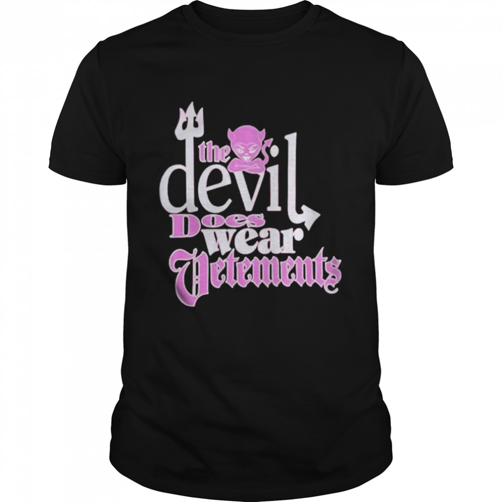 The devil does wear vetements shirt