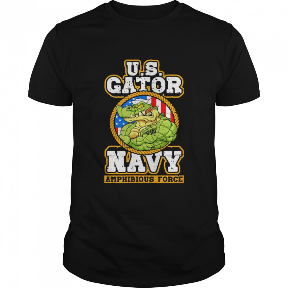 US gator navy amphibious force shirt