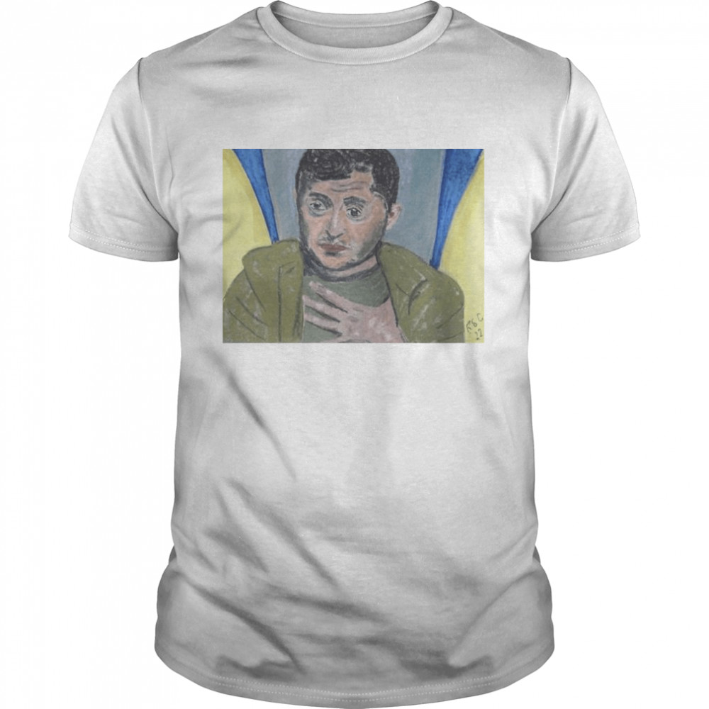 Volodymyr Zelensky art funny shirt Classic Men's T-shirt