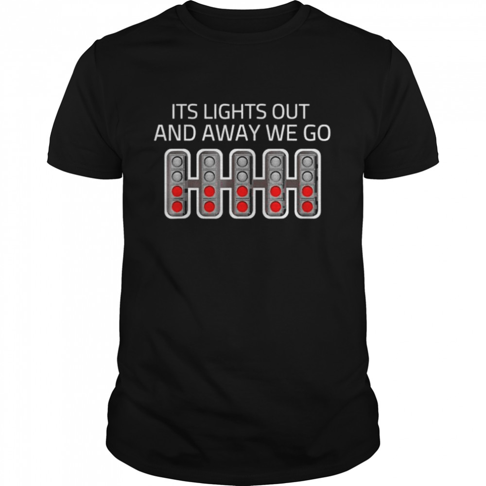 Formula Racing Lights Out And Away We Go T- Classic Men's T-shirt