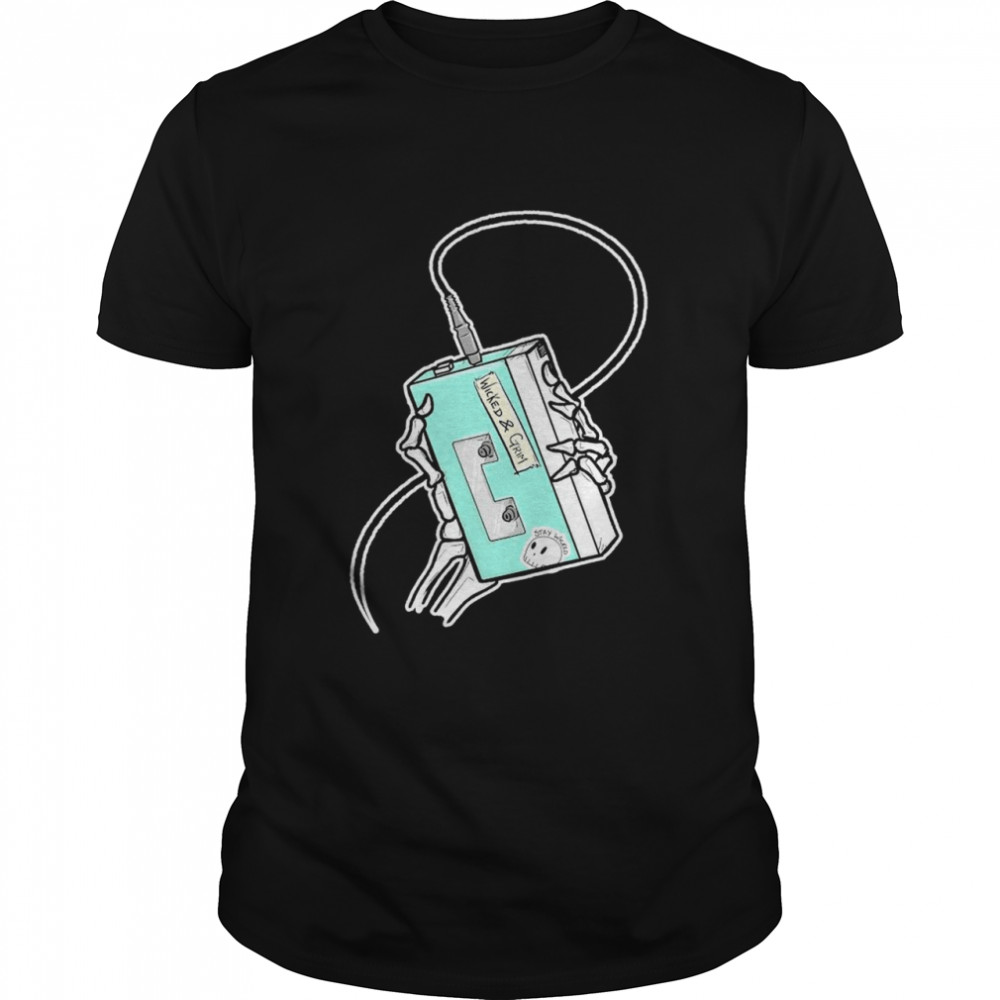 Walkman and Grim cassette shirt