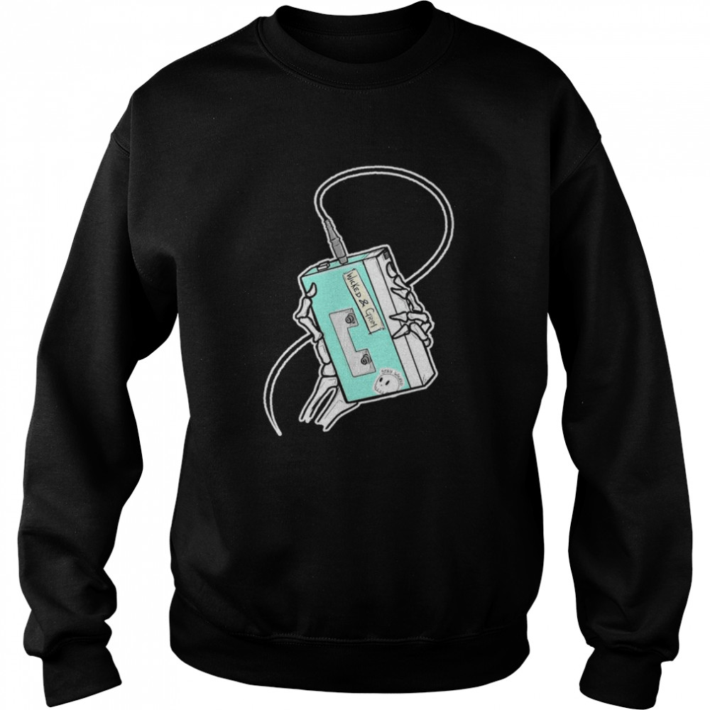 Walkman and Grim cassette shirt Unisex Sweatshirt