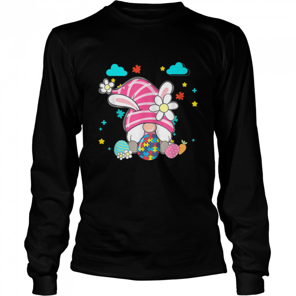 Accept Understand Love Gnome Autism Awareness Easter T- B09W5VB9ZK Long Sleeved T-shirt