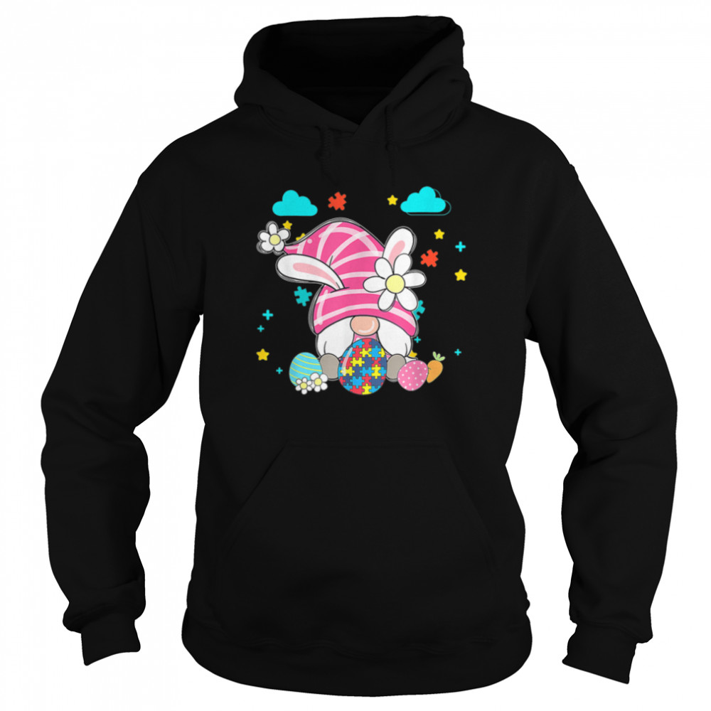 Accept Understand Love Gnome Autism Awareness Easter T- B09W5VB9ZK Unisex Hoodie