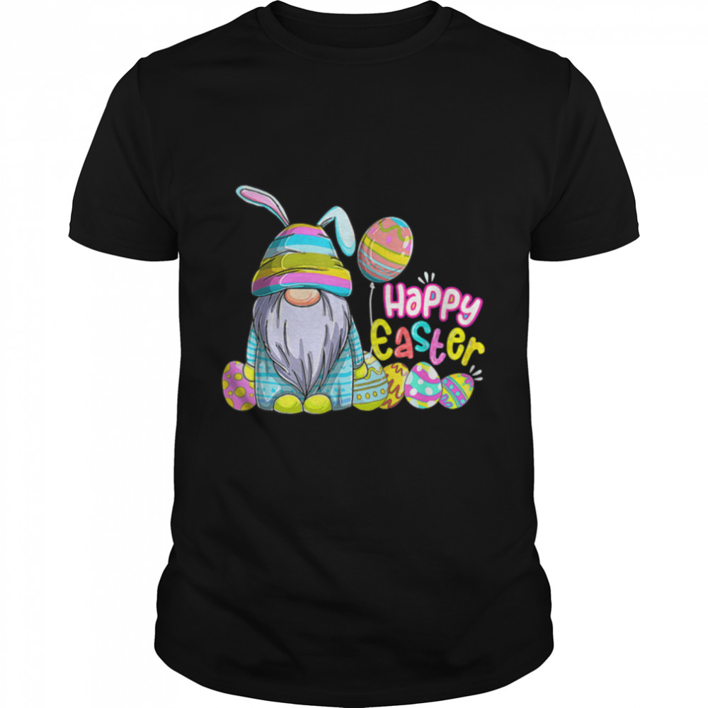 Bunny Gnome Easter Eggs Hunting Happy Gnome Lover Easter Day T- B09W5SM4BV Classic Men's T-shirt