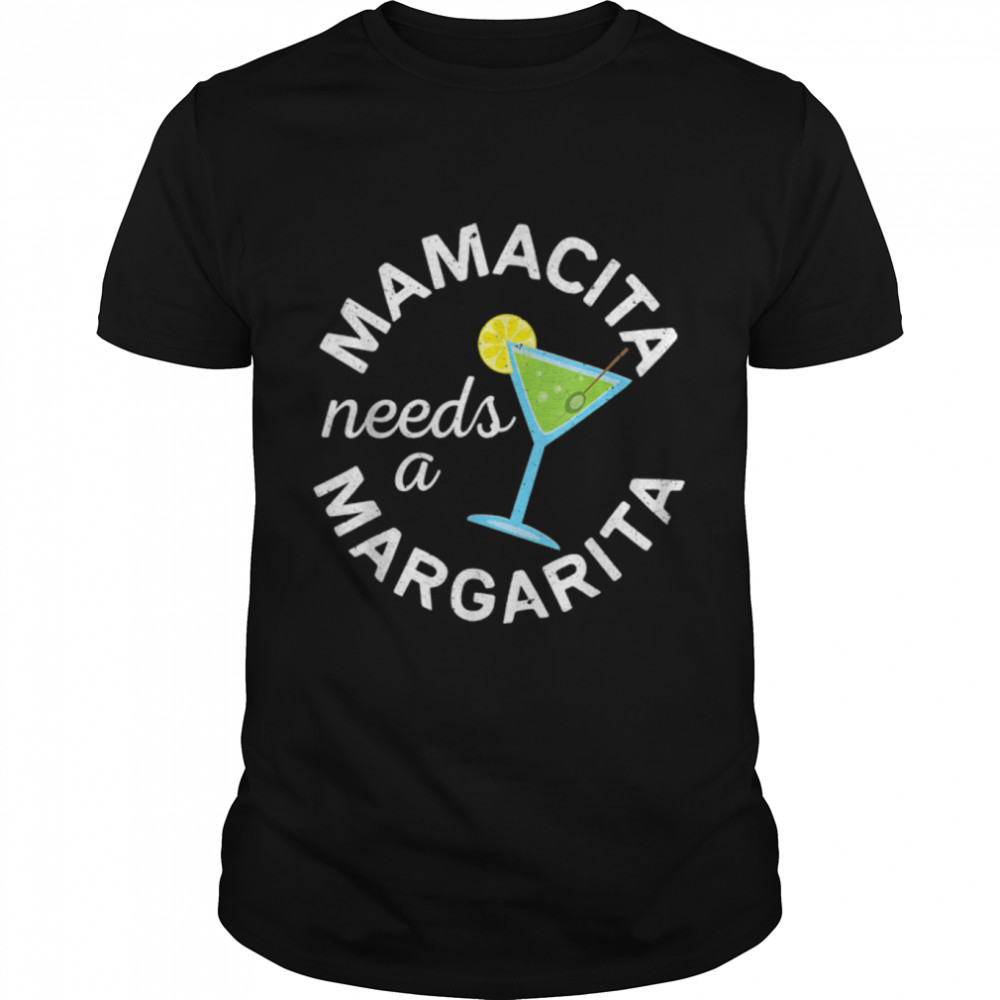 Mamacita Needs A Margarita Cinco De Mayo Festival T-Shirt B09W5LTLB4