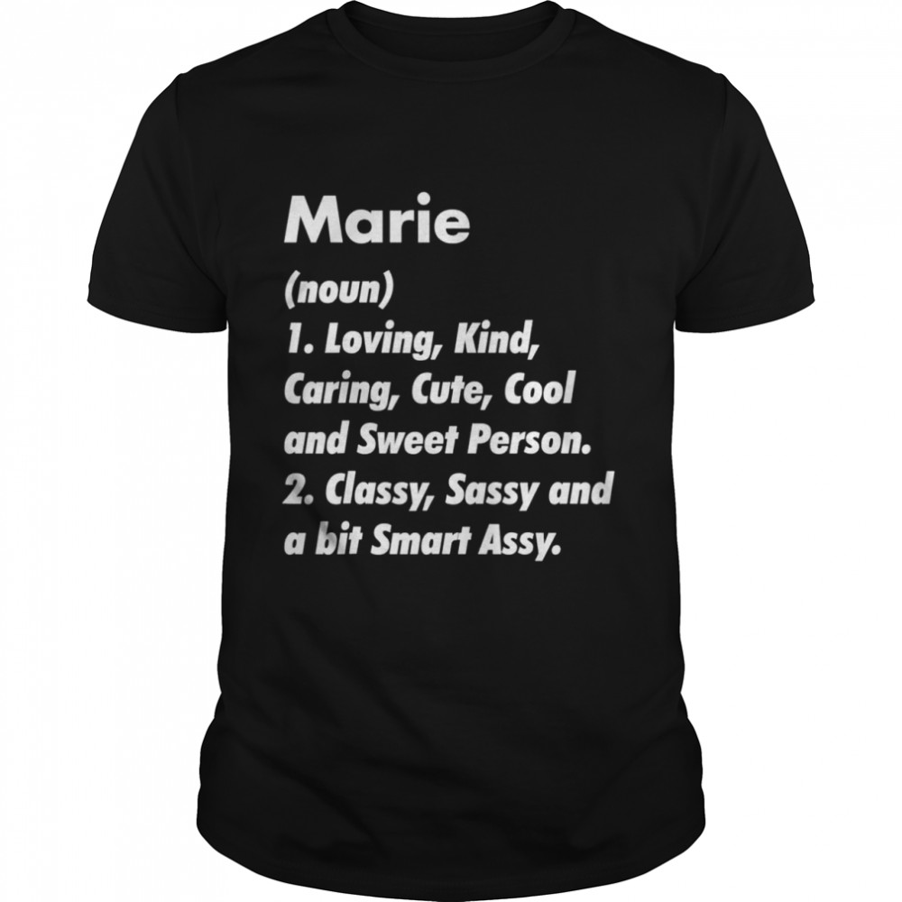 Marie Definition Personalized Birthday  Classic Men's T-shirt