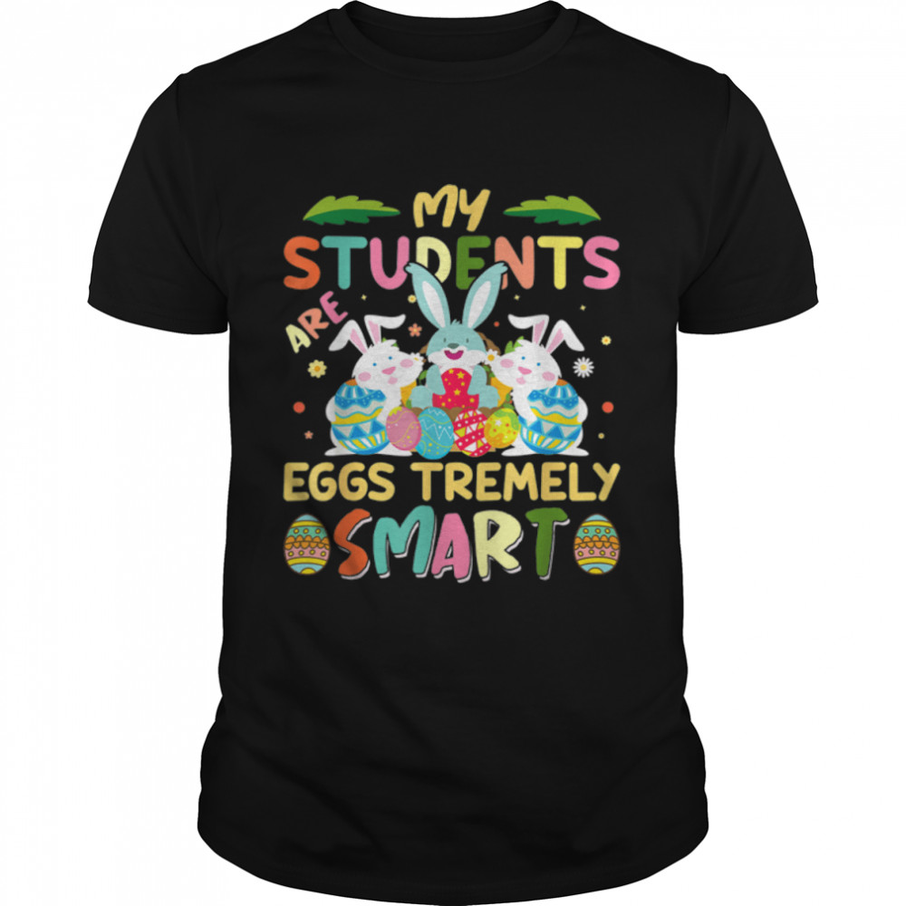 My Favorite Bunnies Call Me Teacher Bunny Easter Day Cute T-Shirt B09W5SZ96F