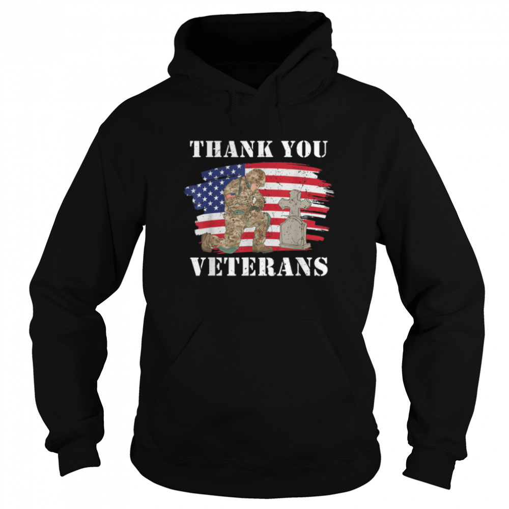 Soldier USA Flag Freedom Veteran American Memorial Day T- B09W5S9HK4 Unisex Hoodie