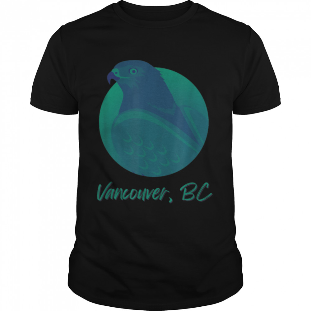 Vancouver BC Osprey Sea Green Raptor Ocean Bird T-Shirt B09W5P4LPB