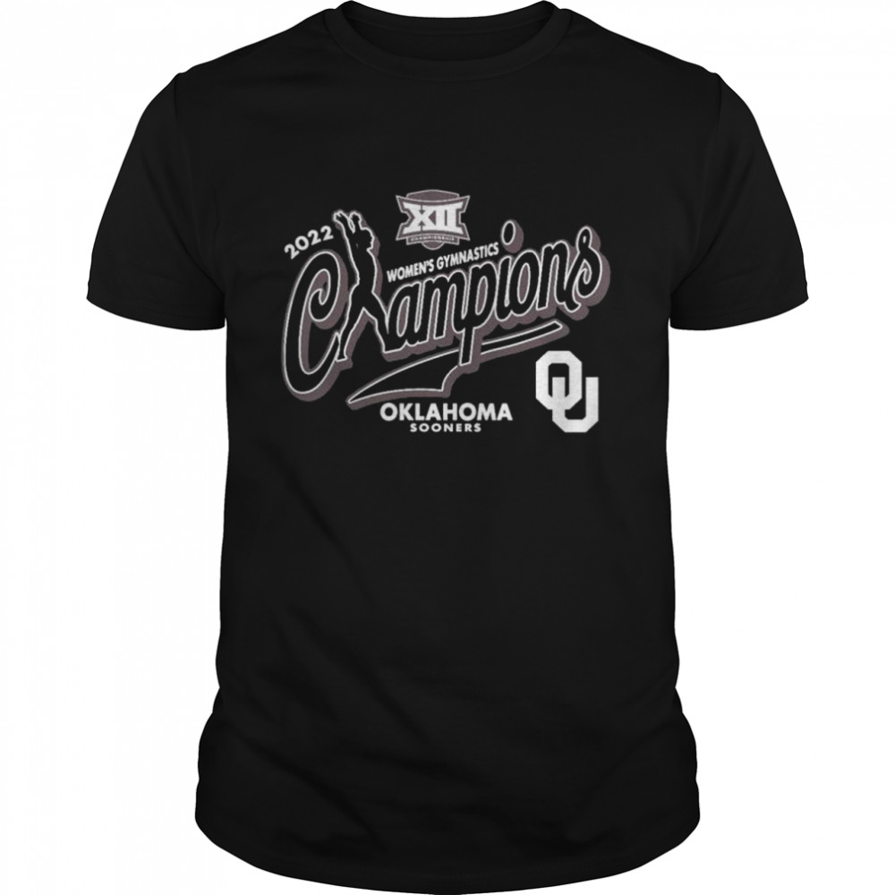 Best Oklahoma Sooners Blue 84 2022 Big 12 Women’s Gymnastics Conference Champions Event T-shirt Classic Men's T-shirt