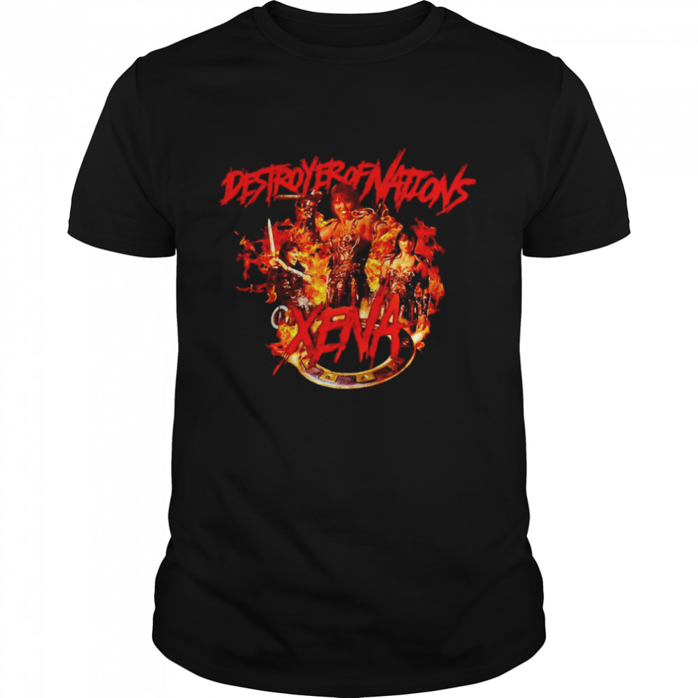 Destroyer of Nations Tour Xena shirt Classic Men's T-shirt
