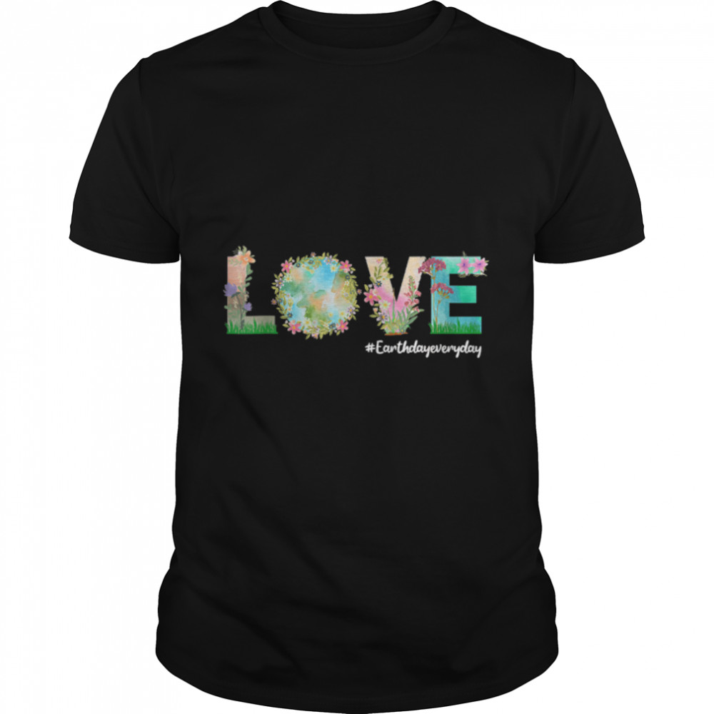 Love World Earth Day 2022 Planet Earth Day Everyday Tie Dye T-Shirt B09W8R9PD8