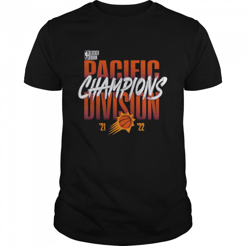 Phoenix Suns 2022 Pacific Division Champions Locker Room T-Shirt
