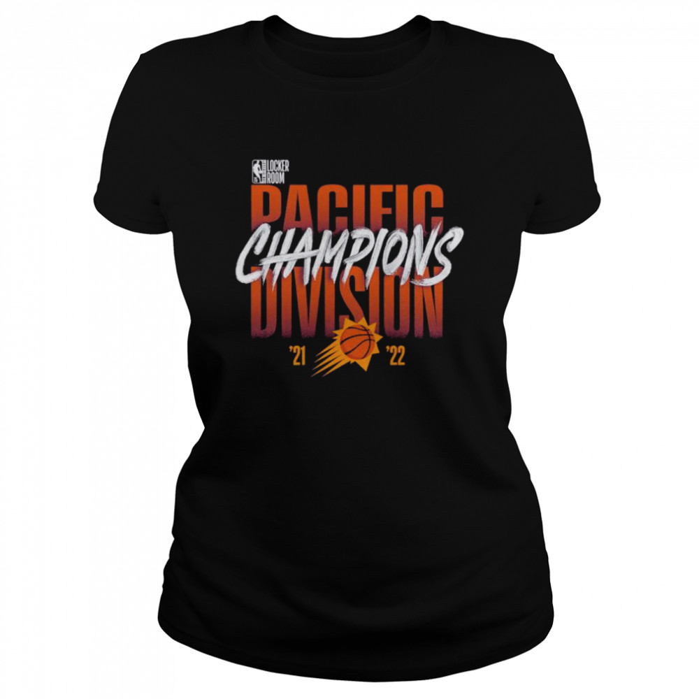 Phoenix Suns 2022 Pacific Division Champions Locker Room T- Classic Women's T-shirt