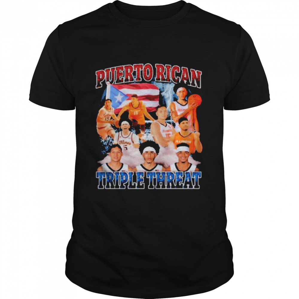 Puerto Rican triple threat shirt Classic Men's T-shirt