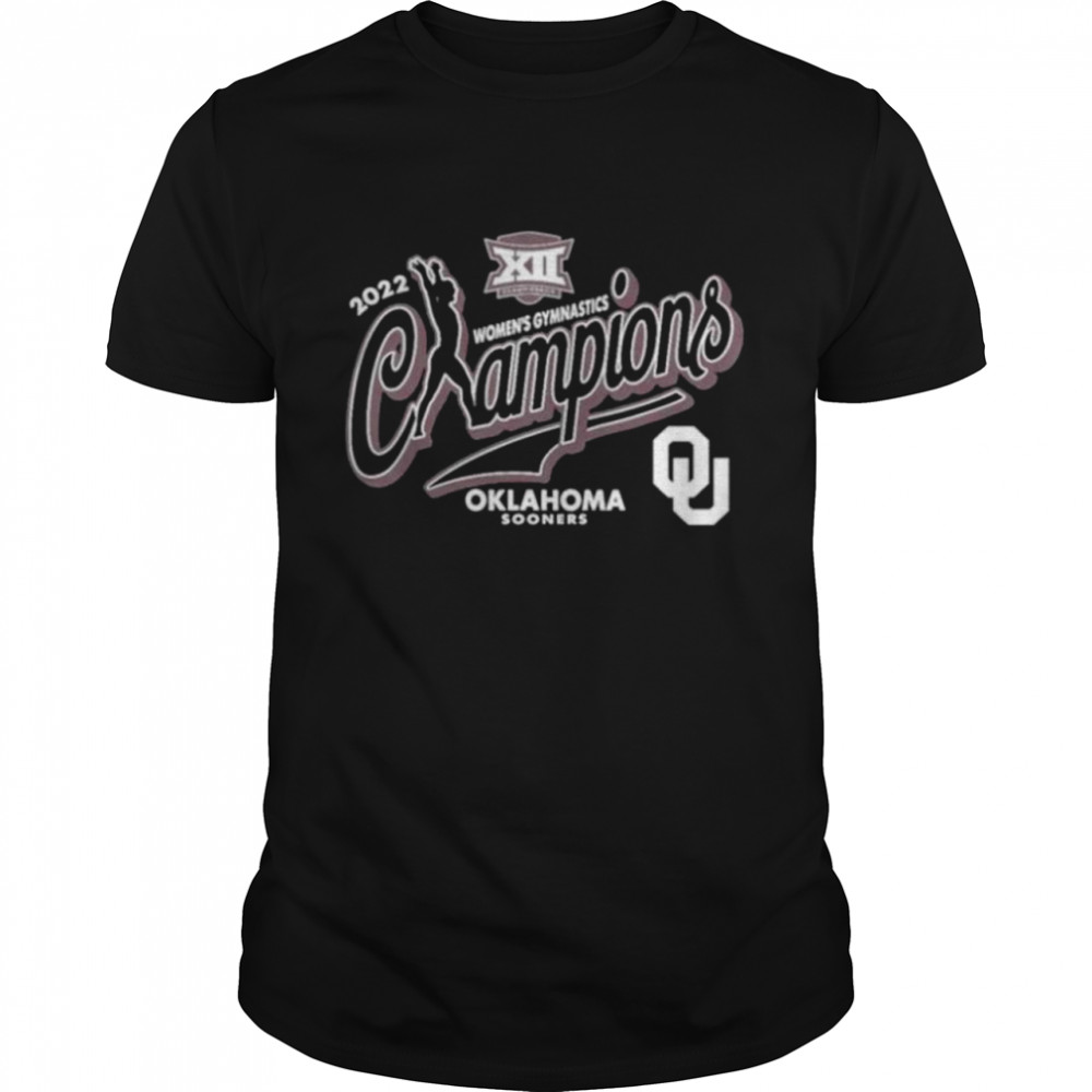 Best Oklahoma Sooners Blue 84 2022 Big 12 Women’s Gymnastics Conference Champions Event shirt