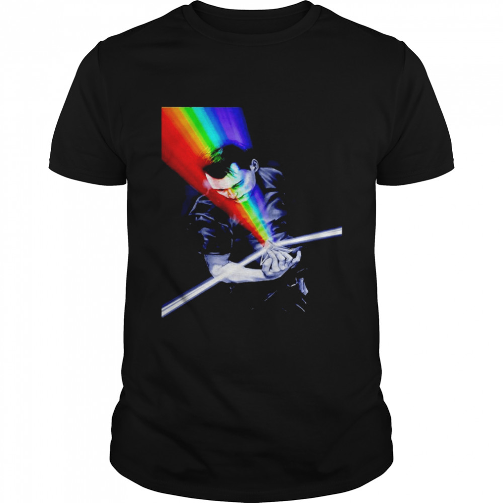 Connor Prism rainbow Pink Floyd shirt