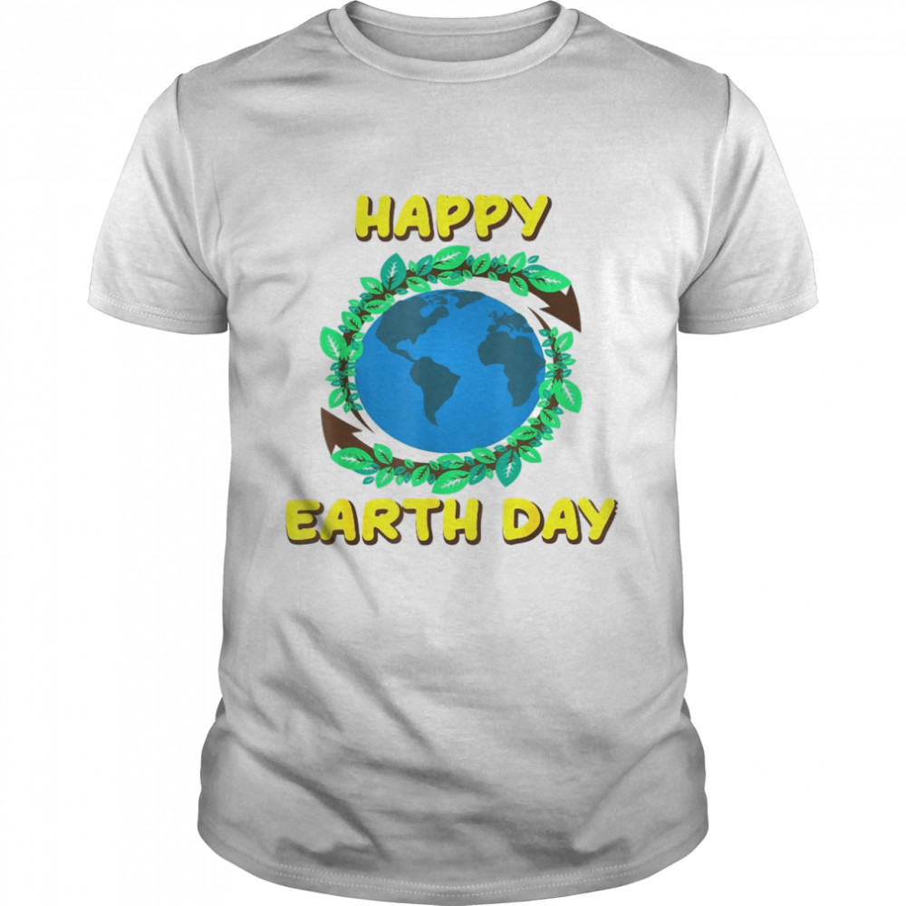 Happy Earth Day Planet Shirt