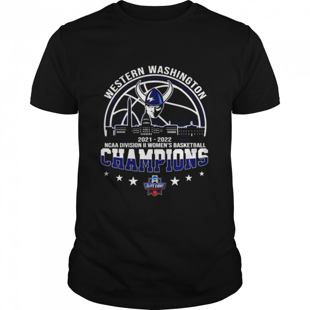 Western Washington 2022 NCAA Division II Women’s Basketball Champions shirt