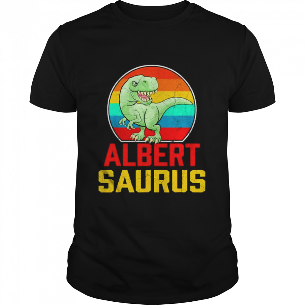 Albert Saurus Family Reunion Last Name Team Funny Custom shirt