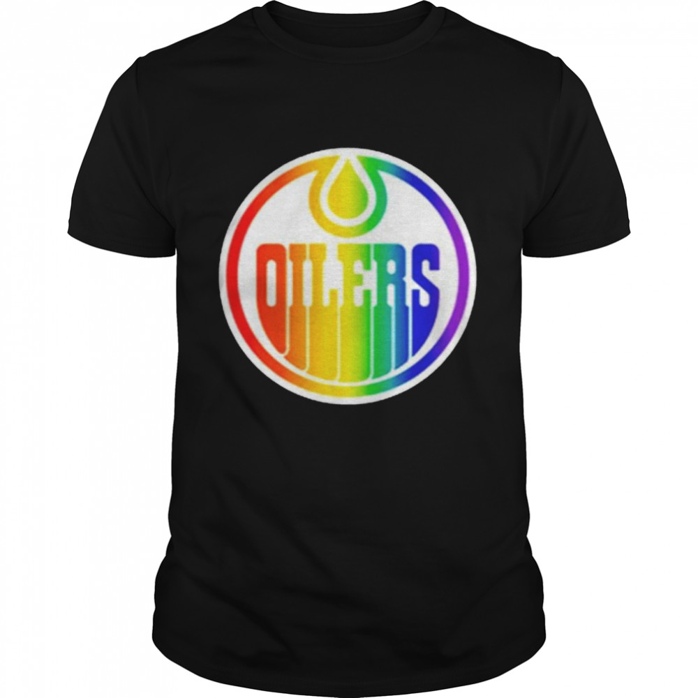 Edmonton Oilers Pride Logo T- Classic Men's T-shirt