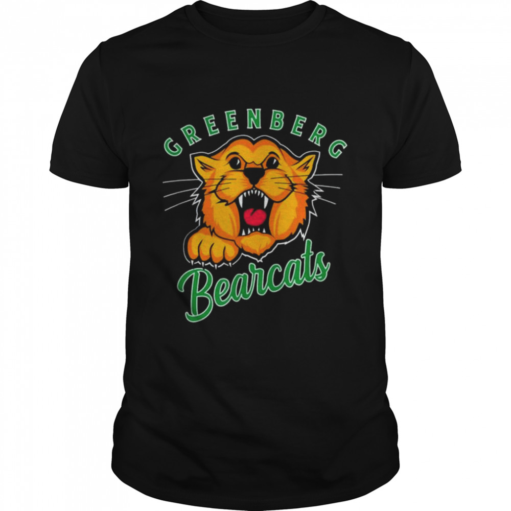 Greenberg mascot school spirit inspirational shirt