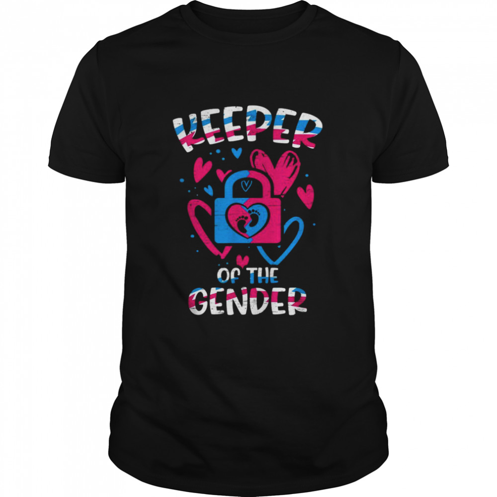 Keeper Of The Gender Gender Reveal Pregnant Mother’s Day  Classic Men's T-shirt