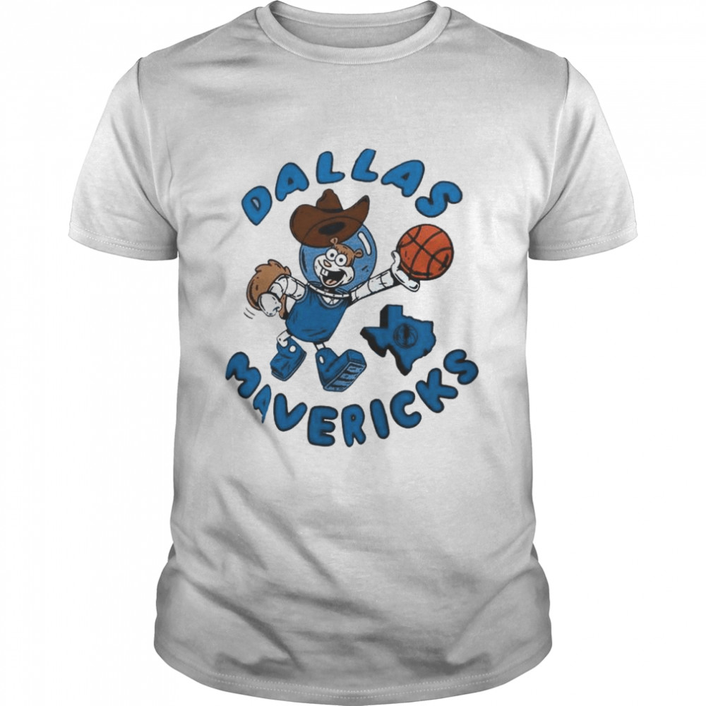 Dallas Mavericks NBA x Spongebob Collab T-shirt