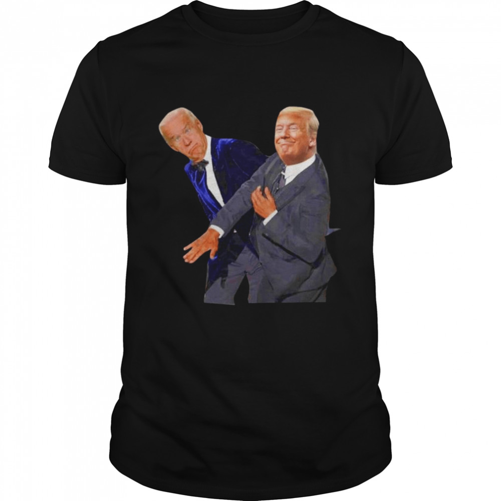 Donald Trump slap Joe Biden shirt Classic Men's T-shirt