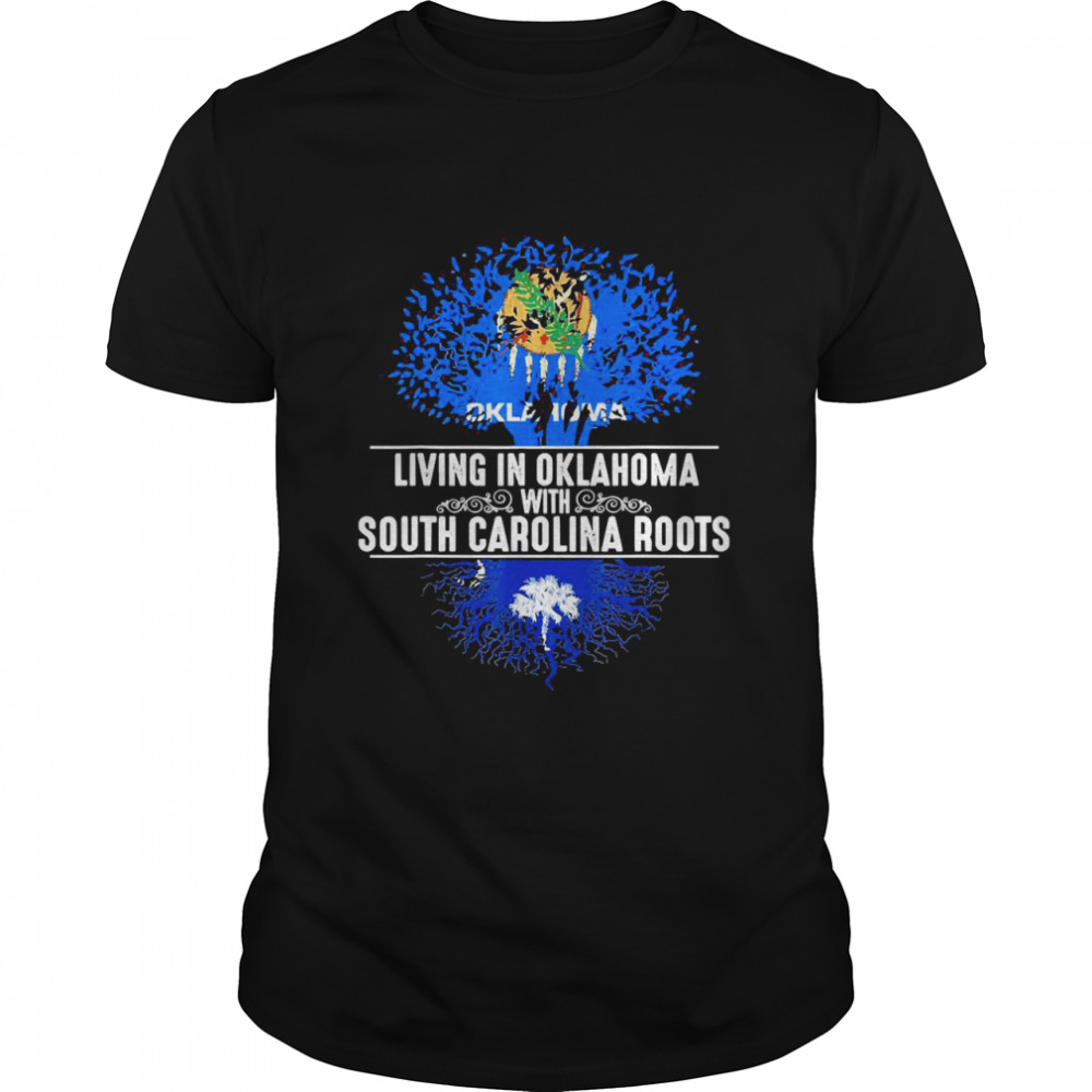 oklahoma Home South Carolina Roots State Tree  Classic Men's T-shirt