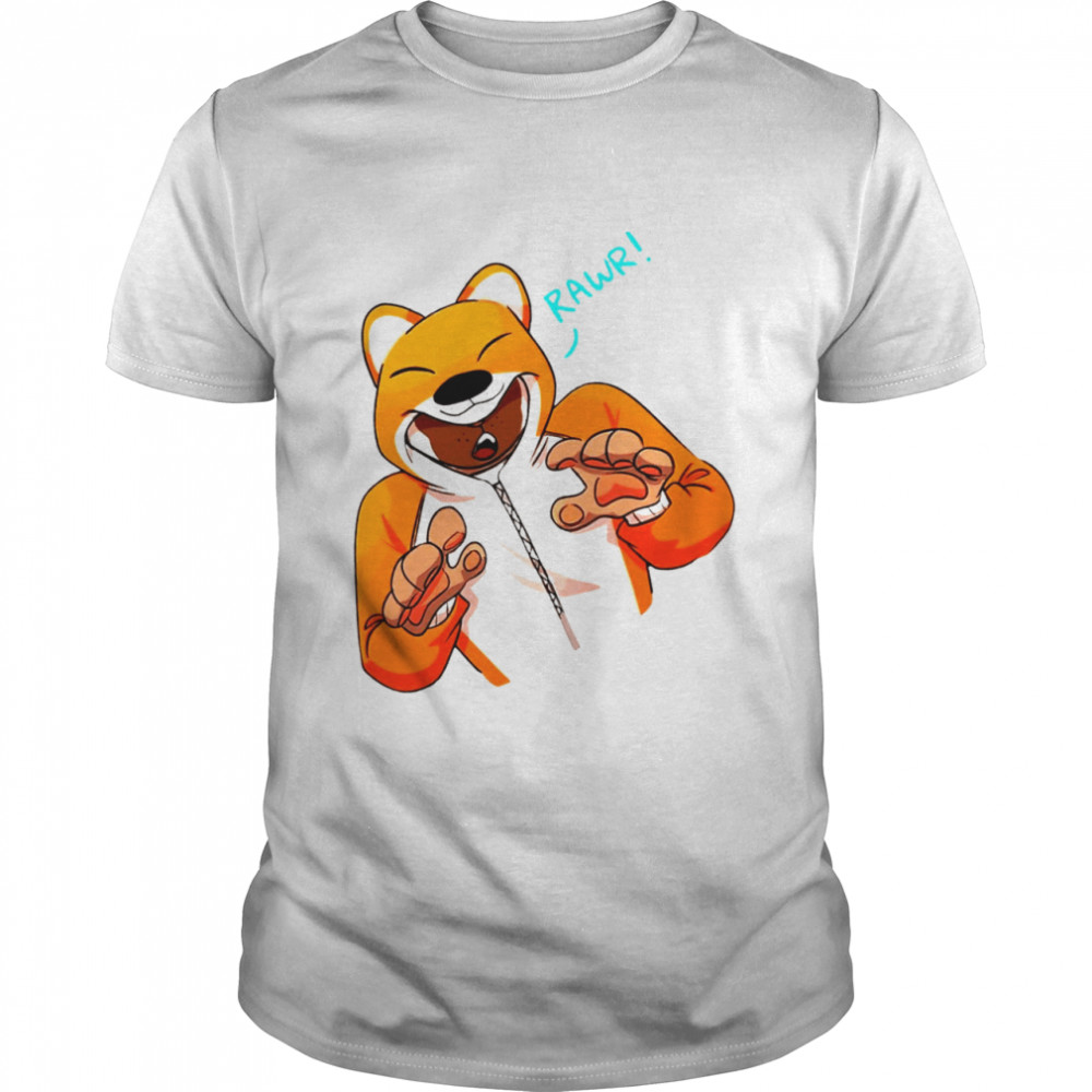 Rawr fox monster zack shirt Classic Men's T-shirt