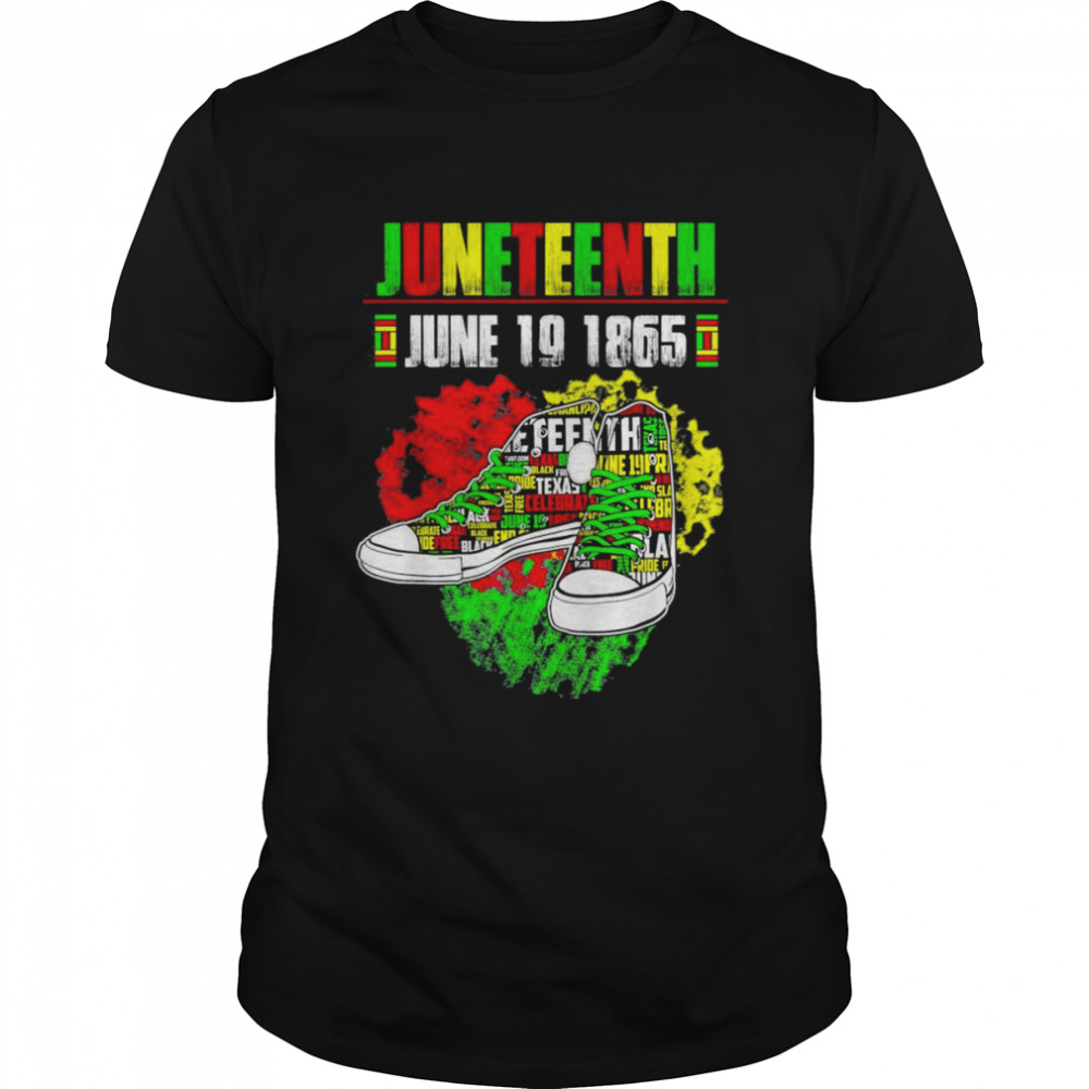 June 19 1865 Juneteenth Black African American Independence Shirt