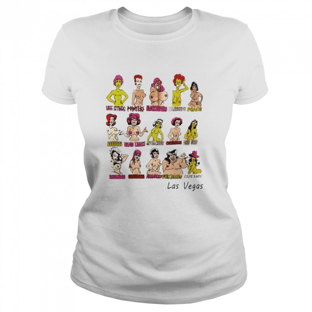 Las Vegas Pop Art Boobs shirt Classic Women's T-shirt